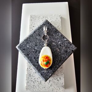 Bohemian Trinkets Deviled Egg Journal/Bag Charm